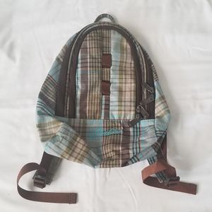 dakine plaid-colored backpack